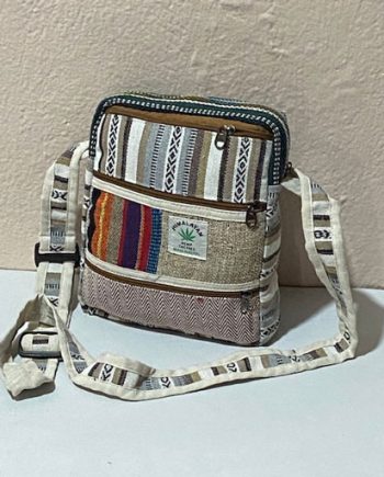 Three Zipper Hemp Cotton Bags
