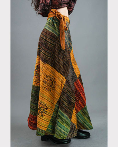 Long-Wrap-Skirts,-Bohemian-Skirts