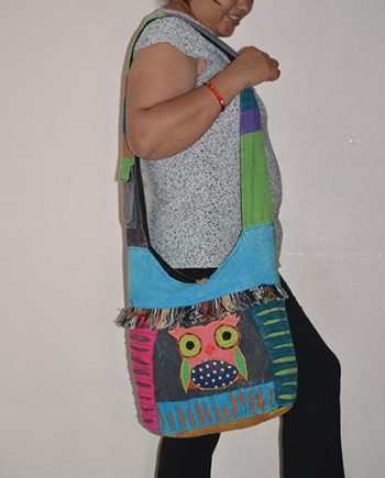 Applique Owl Cotton Bags