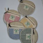 Round Hemp Cotton Purse