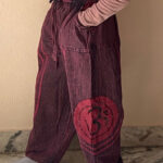 OM Embroidery Cotton Trouser