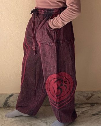 OM Embroidery Cotton Trouser