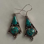 Himalayan Hand Carved Earrings