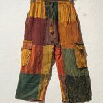 Three Quarter Patchwork Trouser
