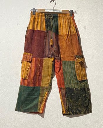 Three Quarter Patchwork Trouser