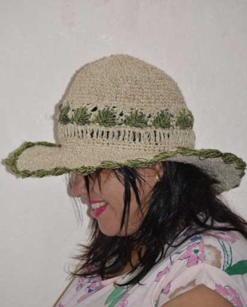 Crochet Hemp Cotton Hats