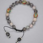 Stone With Metal Beads Bracelet