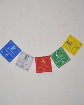Peace Cotton Flags