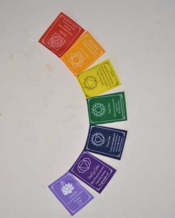 Seven Chakra Cotton Flag