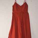 Enzyme Washed Cotton Strap Dress