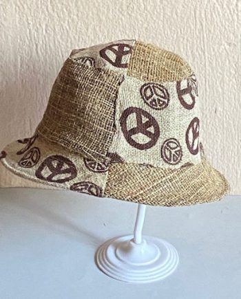 Peace Hemp Patch Hats