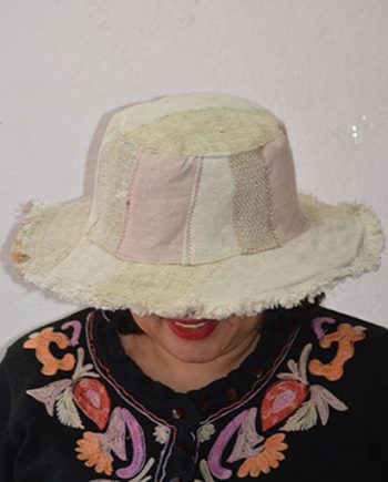 Hemp Cotton Patchwork Hats