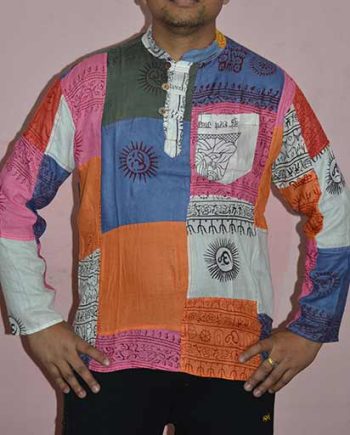 Light Weight Patch Cotton Kurtha