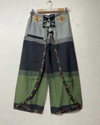 Butterfly Loose Cotton Trousers