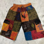Patchwork Cotton Half Pant