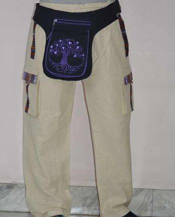 Tree Print Cotton Belt Bags