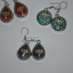 Handcarved Buddha Eyes Earrings