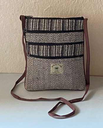 Five Zipper Hemp Cotton Bag