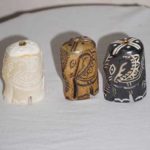 Handcarved Elephant Bone Incense Holder