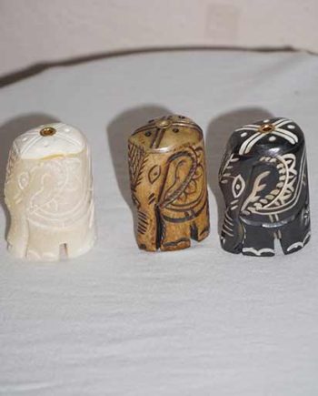 Handcarved Elephant Bone Incense Holder