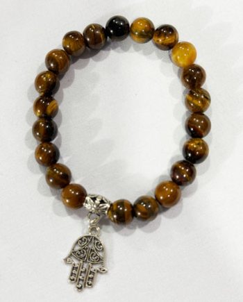 Tiger Eye Charm Bracelet