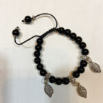 Three Leaf Stone Bracelet