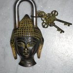 Vintage Buddha Door Lock