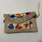Ladies Embroidery Hemp Purse