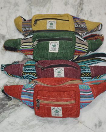 Nepalese Hemp Belt Bags