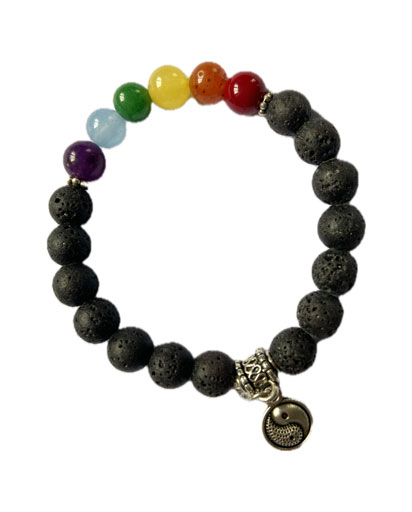 Seven-Chakra-Bracelet,-Himalayan-Jewelry