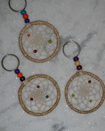 Hemp Dream Catcher Key Rings