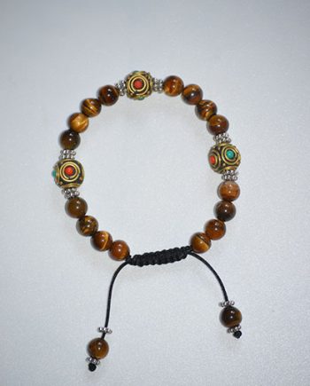 Adjustable Tiger Eye Stone Bracelet