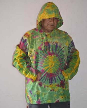 Tie Dye Cotton Hoodie