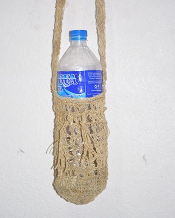 Crochet Hemp Bottle Holder