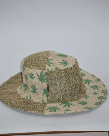 Handmade Hemp Leaf Hats