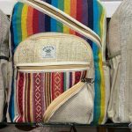Multiple Zipper Pocket Hemp Backpack