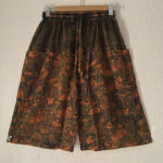 Mushroom Printed Cotton Half Pants