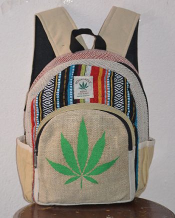 Hemp Leaf Hemp Backpack