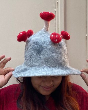 Handmade Mushroom Felt Hats