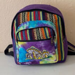 Mushroom Embroidery Cotton Backpacks