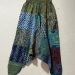 Patchwork Cotton Aladdin Trousers
