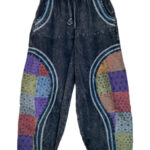 Side Patches Cotton Trousers