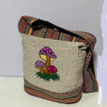 Mushroom Embroidery Cotton Bag