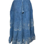 Long Cotton Panel Skirts