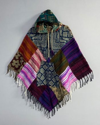 Full Patchwork Warm Ponchos