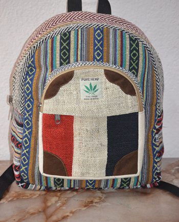Long Patch Hemp Backpack