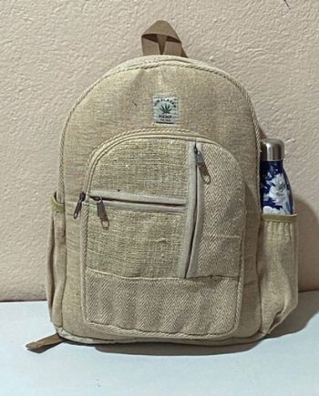 Natural Hemp Cotton Backpack