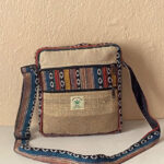 Four Zipper Hemp Cotton Bag