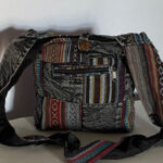 Stonewashed Patchwork Cotton Bags