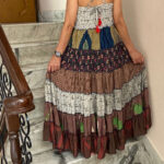 Silk-Dress,-Patch-Silk-Dress